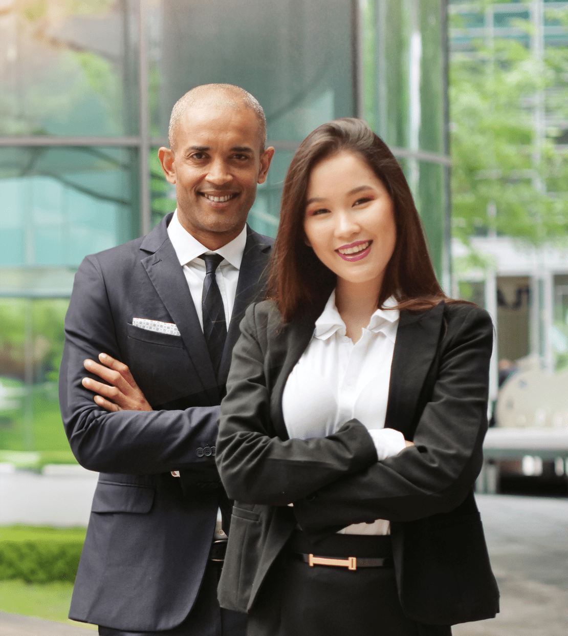 Two professional people